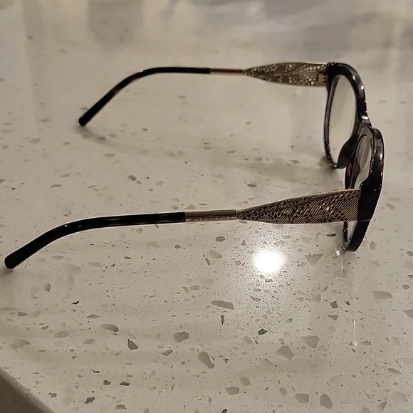 BURBERRY BE2210 Gabardine Lace Havana Gold Eyeglasses Optical Frame 53mm 2210